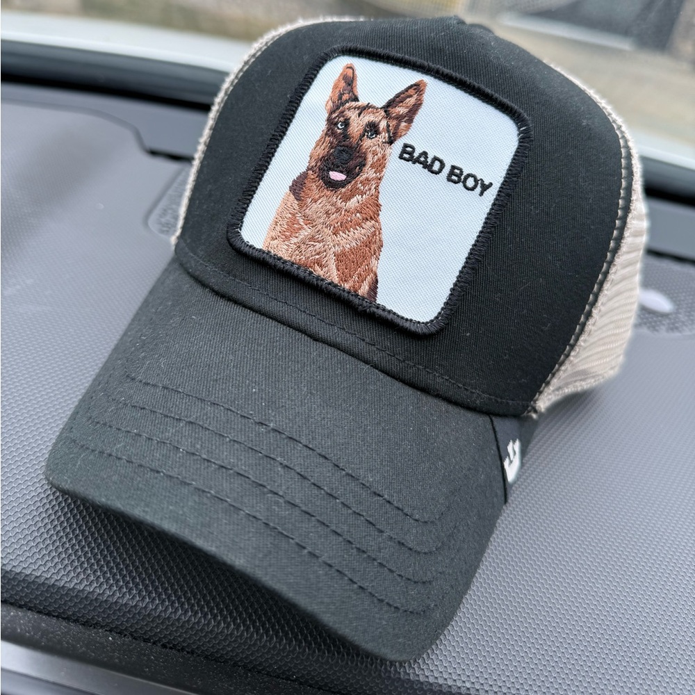 Goorin Bros Tan and Cream Trucker Hat